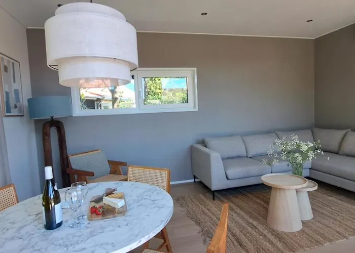 Beachvibe Met Zandtuin Vlakbij Zee Vp091